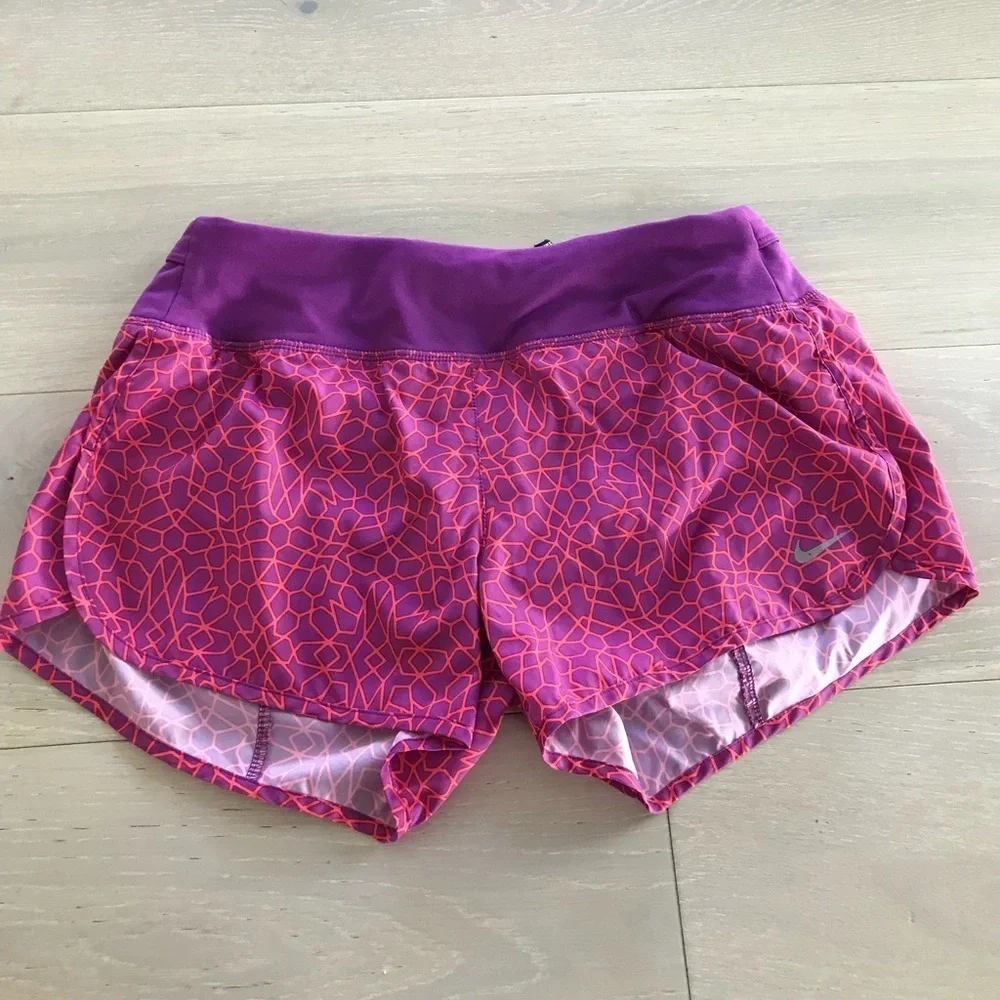 Nike purple running  dri-fit shorts sz small s